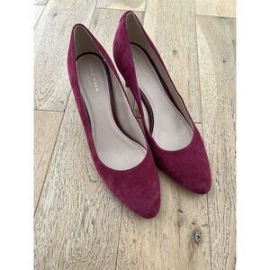 Cole Haan Grand OS suede burgundy red heels size 8.5